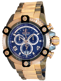 Invicta Arsenal Niebieski/Stal w kolorze różowego złota Ø56 mm 13045