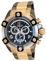 Invicta Arsenal Czarny/Stal w kolorze różowego złota Ø56 mm 13046