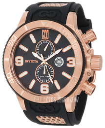 Invicta Corduba Czarny/Stal w kolorze różowego złota Ø52 mm 13689