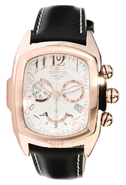 Invicta Lupah Srebrny/Skóra Ø47 mm 13694