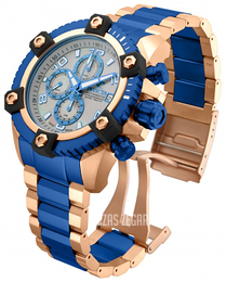 Invicta Reserve Biały/Stal w kolorze różowego złota Ø52 mm 13770