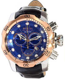 Invicta Venom Niebieski/Skóra Ø53.7 mm 13774