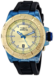 Invicta Pro Diver Żółte złoto/Guma Ø43 mm 13797