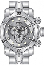 Invicta Venom Reserve Srebrny/Stal Ø54 mm 13880