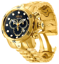 Invicta Venom Czarny/Stal w odcieniu złota Ø52 mm 13884