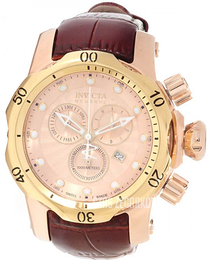 Invicta Venom Reserve Różowe złoto/Skóra Ø46 mm 13899