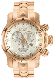 Invicta Venom Srebrny/Stal w kolorze różowego złota Ø46 mm 13908