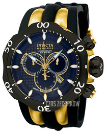 Invicta Venom Czarny/Stal w odcieniu złota Ø53.7 mm 13917