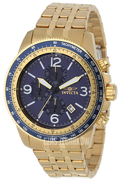 Invicta Specialty Niebieski/Stal w odcieniu złota Ø48 mm 13966