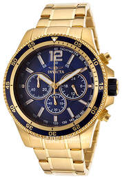 Invicta Specialty Niebieski/Stal w odcieniu złota Ø45 mm 13978
