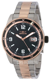 Invicta Pro Diver Czarny/Stal w kolorze różowego złota Ø45 mm 14121