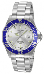 Invicta Pro Diver Srebrny/Stal Ø40 mm 14123