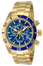 Invicta Pro Diver Niebieski/Stal w odcieniu złota Ø43 mm 14342