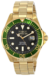 Invicta Pro Diver Czarny/Stal w odcieniu złota Ø47 mm 14358