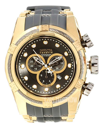 Invicta Bolt Szary/Stal w odcieniu złota Ø53 mm 14407