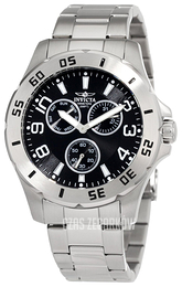 Invicta II Czarny/Stal Ø45 mm 1442
