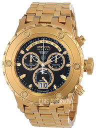 Invicta Subaqua Czarny/Stal w odcieniu złota Ø52 mm 14468