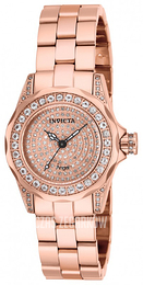 Invicta Angel Różowe złoto/Stal w kolorze różowego złota Ø30.5 mm 14495