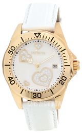 Invicta Wildflower Biały/Skóra Ø38 mm 14595