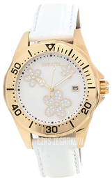 Invicta Wildflower Biały/Skóra Ø38 mm 14596