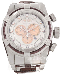 Invicta Bolt Srebrny/Skóra Ø53 mm 14611