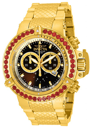 Invicta Subaqua Czarny/Stal w odcieniu złota Ø50 mm 14761