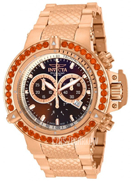 Invicta Subaqua Brązowy/Stal w kolorze różowego złota Ø50 mm 14763