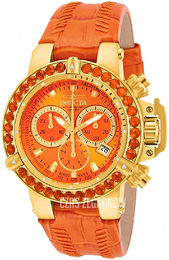 Invicta Subaqua Pomarańczowy/Skóra Ø42 mm 14765