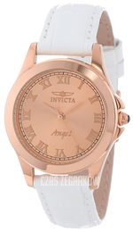 Invicta Angel Różowe złoto/Skóra Ø32.5 mm 14806