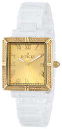 Invicta Ceramics Żółte złoto/Czeramiczna 14902