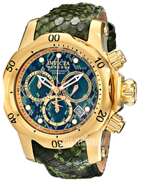 Invicta Venom Zielony/Skóra Ø41 mm 14968