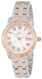Invicta Angel Biały/Stal w kolorze różowego złota Ø33 mm 14996