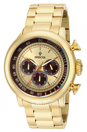 Invicta Vintage Żółte złoto/Stal w odcieniu złota Ø48 mm 15064