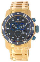 Invicta Pro Diver Czarny/Stal w odcieniu złota Ø48 mm 15108