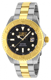 Invicta Pro Diver Czarny/Stal w odcieniu złota Ø47 mm 15180