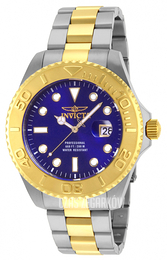 Invicta Pro Diver Niebieski/Stal w odcieniu złota Ø47 mm 15181