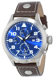 Invicta I-Force Niebieski/Skóra Ø45 mm 15293
