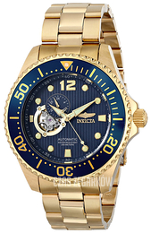 Invicta Pro Diver Niebieski/Stal w odcieniu złota Ø47 mm 15393