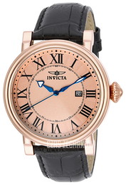 Invicta Specialty Różowe złoto/Skóra Ø45 mm 15431