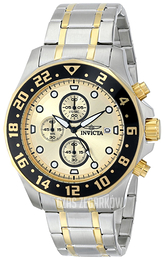 Invicta Specialty Szampański/Stal w odcieniu złota Ø48 mm 15940