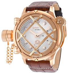 Invicta Russian Diver Srebrny/Skóra Ø52 mm 16349