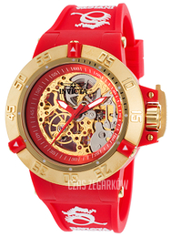 Invicta Subaqua Czerwony/Guma Ø42 mm 16790