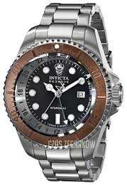Invicta Reserve Czarny/Stal Ø52 mm 16963
