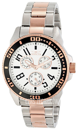 Invicta Srebrny/Stal w kolorze różowego złota Ø45 mm 16982