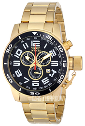 Invicta Corduba Czarny/Stal w odcieniu złota Ø48 mm 17101