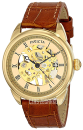 Invicta Specialty Żółte złoto/Skóra Ø36 mm 17197