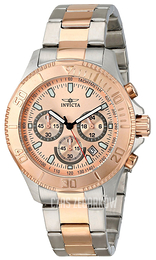 Invicta Zloty/Stal w kolorze różowego złota Ø45 mm 17363