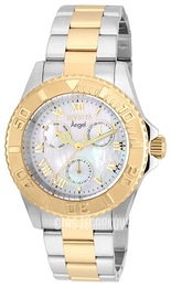 Invicta Angel Biały/Stal w odcieniu złota Ø40 mm 17526
