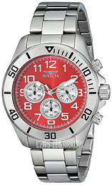 Invicta Pro Diver Czerwony/Stal Ø45 mm 17938
