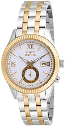 Invicta Specialty Biały/18 karatowe żółte złoto Ø40 mm 18101